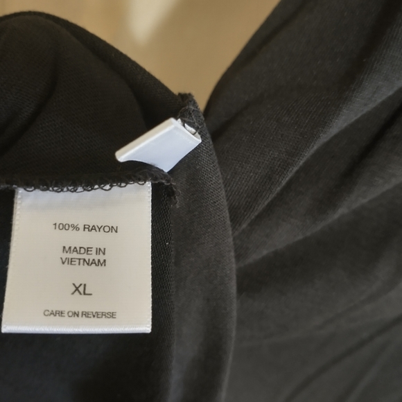 Black Ruffle Front Top - Picture 5 of 5